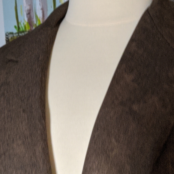 New with tags! Coldwater Creek Brown Blazer Sz 14 - Picture 11 of 12